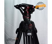 Treppiedi MANFROTTO MVTTWINFA + TESTA NITROTech 608 Usato 