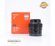 Sony FE 40mm f/2.5 G Usato 