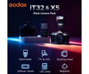 Godox iT32 TTL Flash con Trigger X5C per CANON