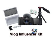 Sony ZV-1a + Rollei Creator Grip + Rollei  Lumis Led 40W + Batteria extra NP-BX1