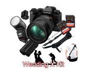 Fujifilm X-T5 + XF 16-55mm F2.8 R LM WR + Batteria Fuji NP-W235 + 2 Schede di Memoria Sandisk Extreme Pro SD V30 4K 128GB + Godox Trigger X3 F + Godox V1 Pro F + JJC Quick Release Sling Strap