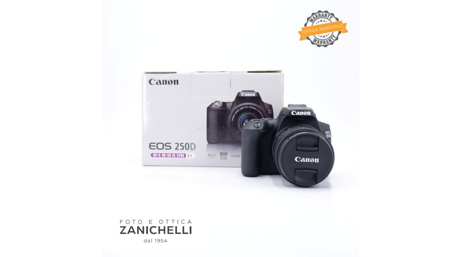 Canon EOS 250D 1000 Scatti + 18-55mm Usato 