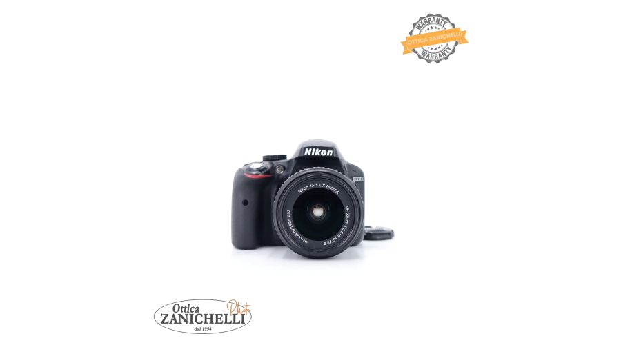 Nikon D3300+18-55mm II 14559 Scatti Usato 