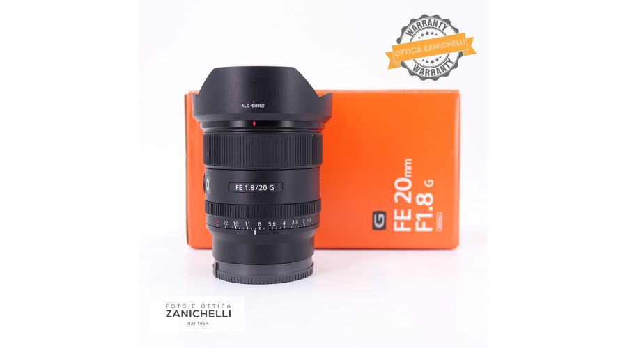 Sony FE 20mm f/1.8 G Usato 