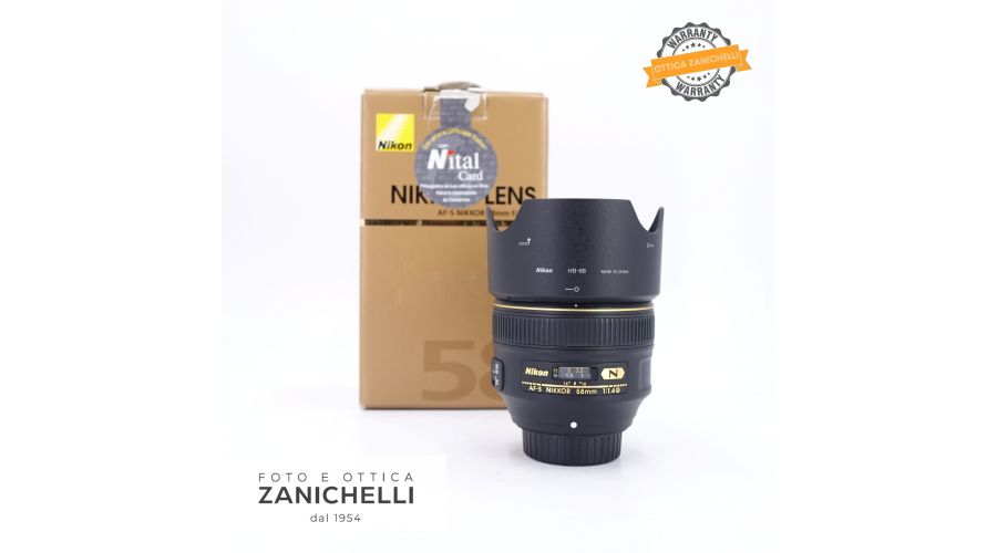 Nikon AF-S 58mm f/1.4 G Usato 