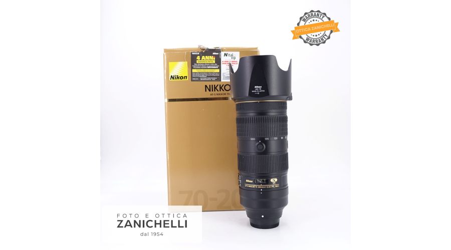 Nikon AF-S 70-200mm f/2.8 E FL ED VR Nital Usato 