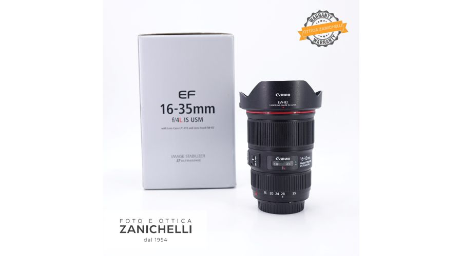 Canon EF 16-35mm f/4 L IS USM Usato 