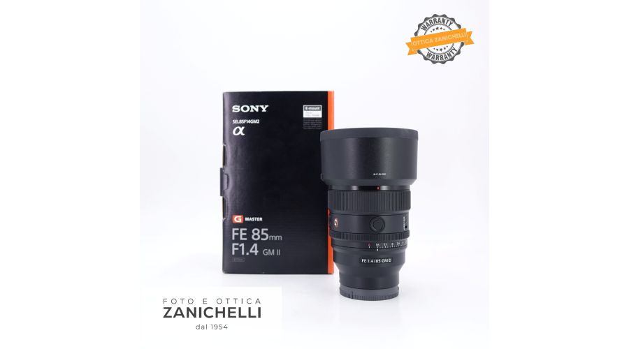 Sony FE 85mm f1.4 GM II Usato 