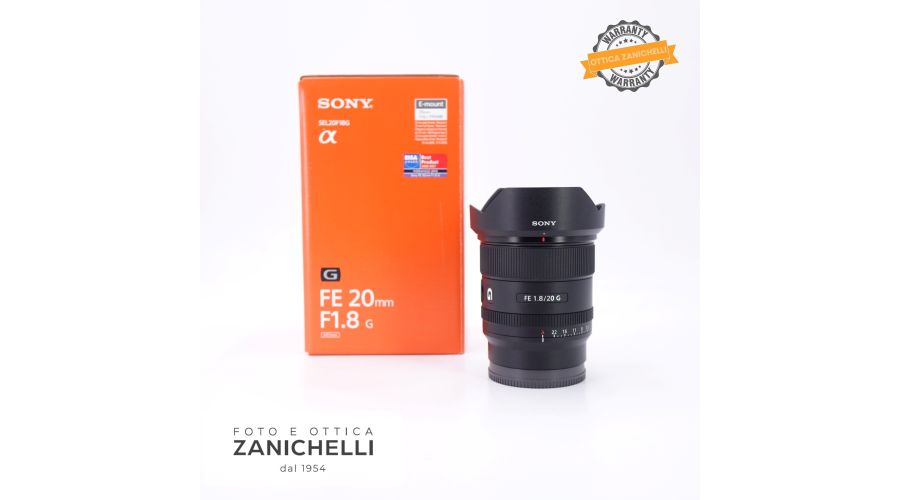 Sony FE 20mm f/1.8 G Usato 