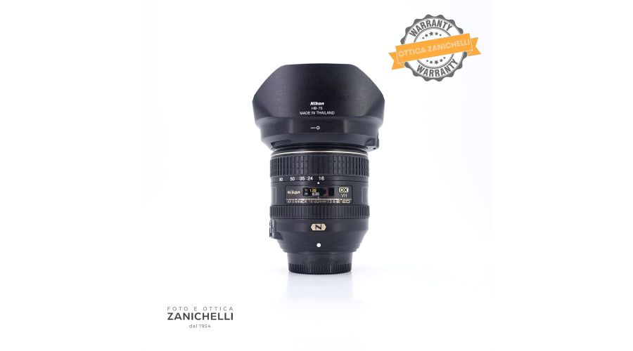 Nikon AF-S Nikkor 16-80mm f/2.8-4 E ED DX VR Usato 