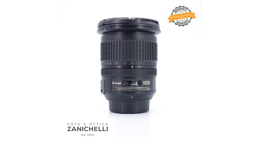 Nikon AF-S  10-24mm f/3.5-4.5 G ED DX Usato 