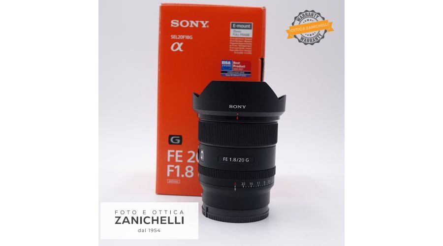 Sony FE 20mm f/1.8 G Usato 