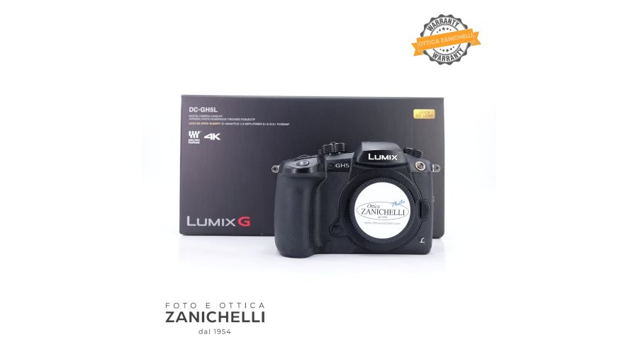 Panasonic Lumix DC GH5 Body 6900 Scatti Usato 