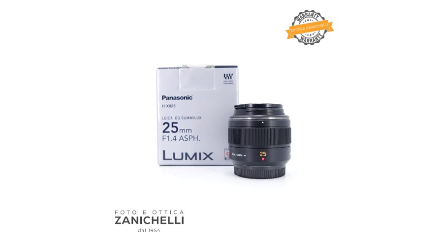 Panasonic Lumix DG Summilux 25mm f/1.4 ASPH Usato 