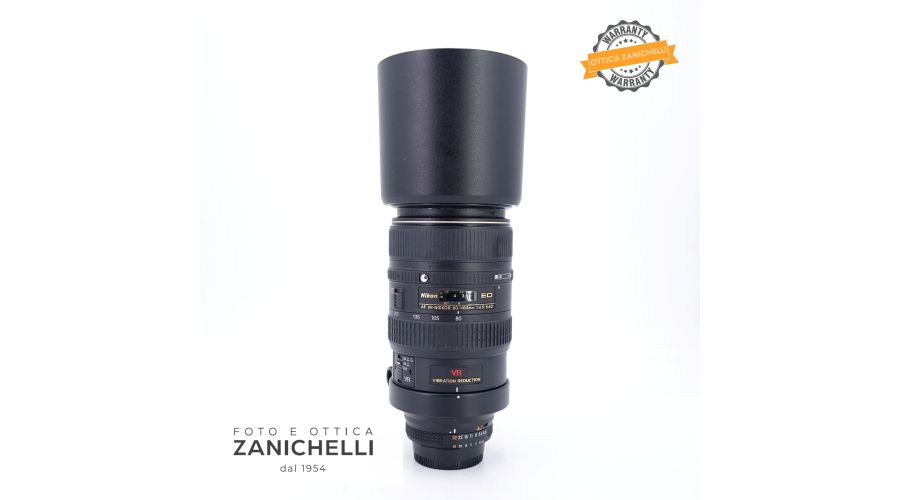 Nikon AF Nikkor 80-400mm f/4.5-5.6 D ED VR Usato 