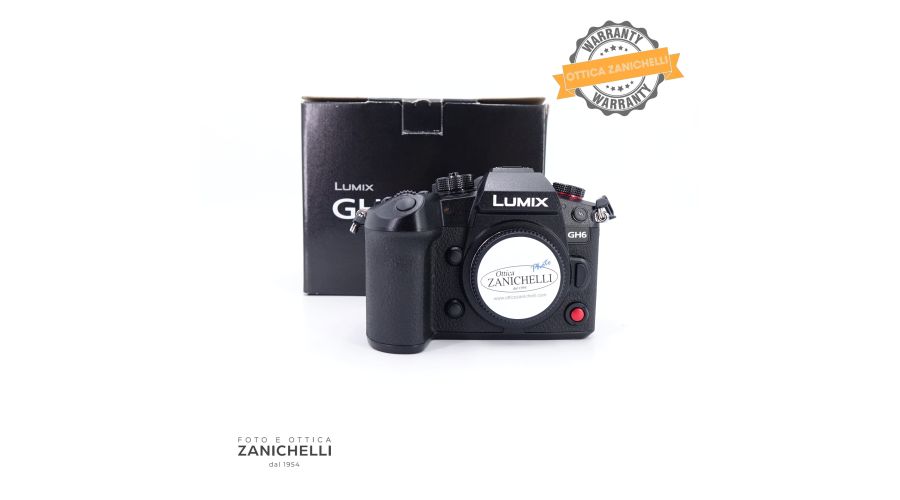 Panasonic Lumix GH6 Body 200 Scatti Usato 