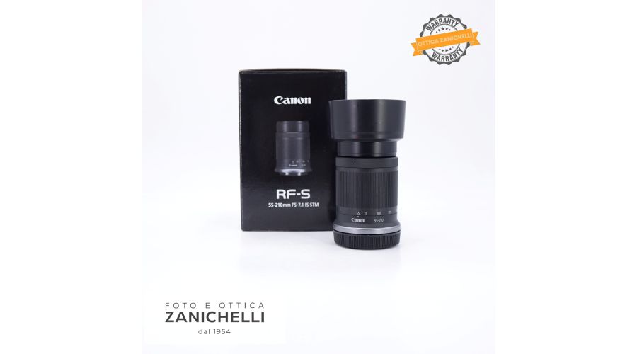 Canon RF-S 55-210mm F/5-7.1 IS STM Usato 