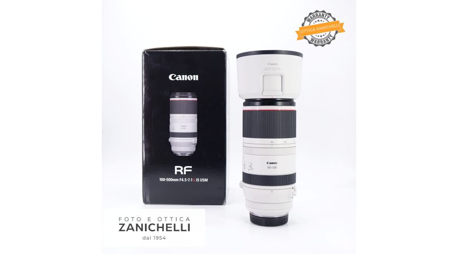 Canon RF 100-500mm F/4.5-7.1 L IS USM Usato 