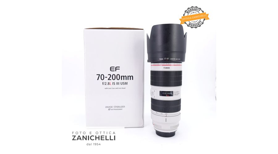 Canon EF 70-200mm f/2.8 L IS III USM Usato 