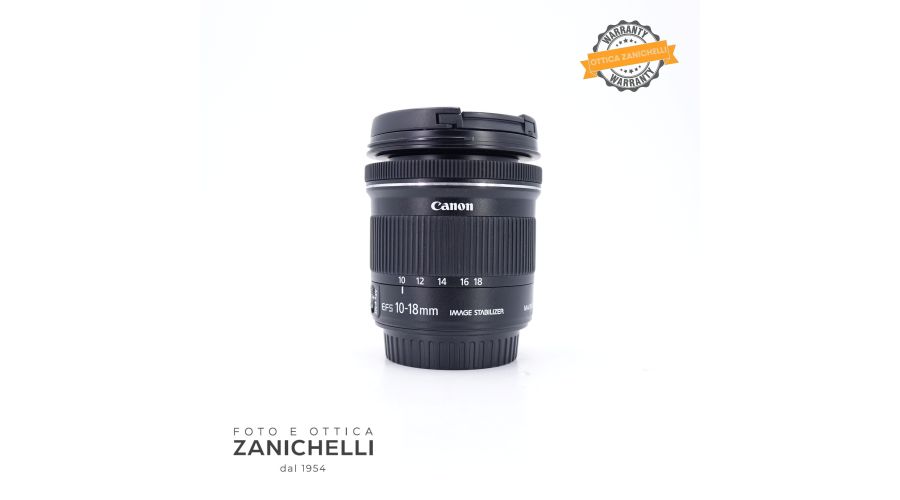 Canon EF-S 10-18mm f/4.5-5.6 IS STM Usato 