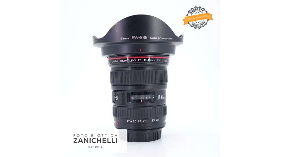 Canon EF 17-40mm f/4 L USM Usato 