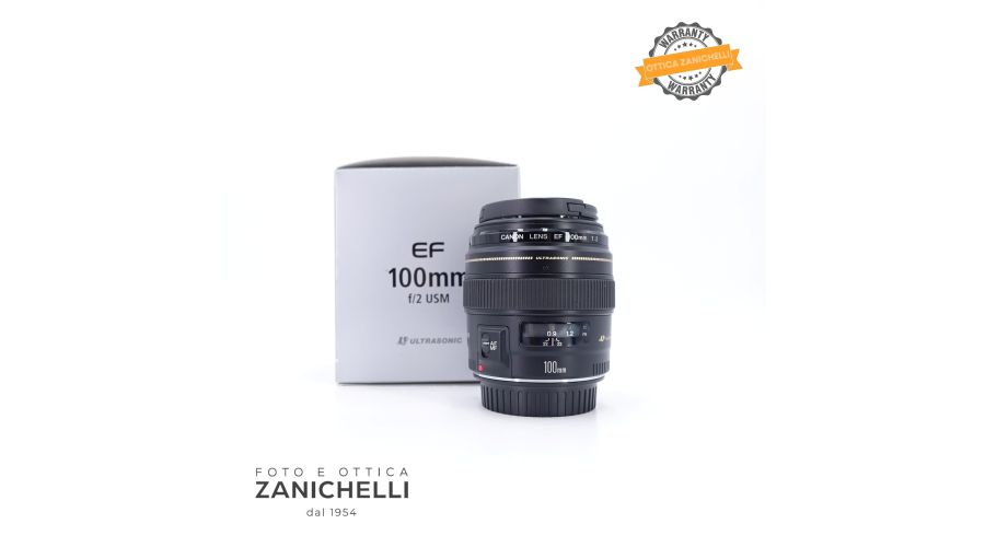 Canon EF 100mm f/2 USM Usato 