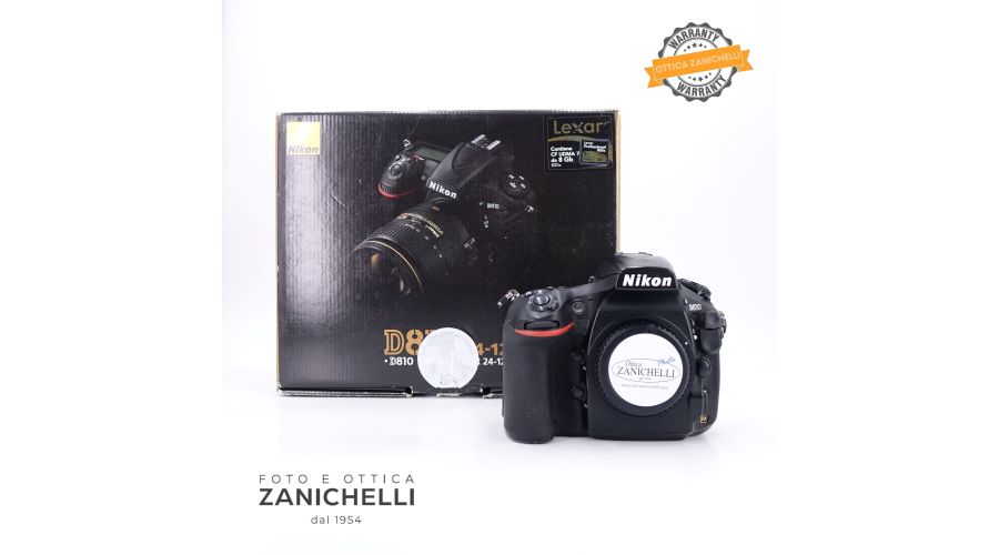 Nikon D810 Body 78897 Scatti Usato 