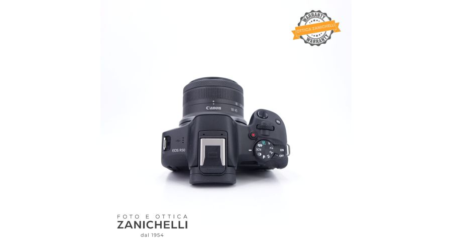Canon EOS R50 + RF-S 18-45mm F4.5-6.3 IS STM 2000 Scatti Usato  - foto 7