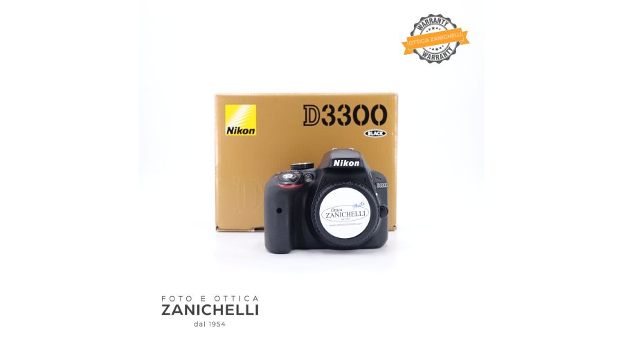 Nikon D3300 Body 3000 Scatti Usato 