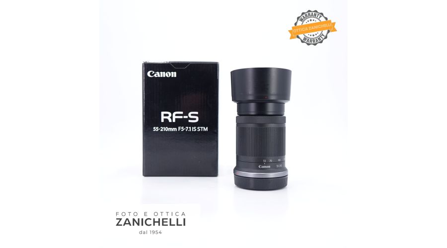 Canon RF-S 55-210mm f/5-7.1 IS STM Usato 