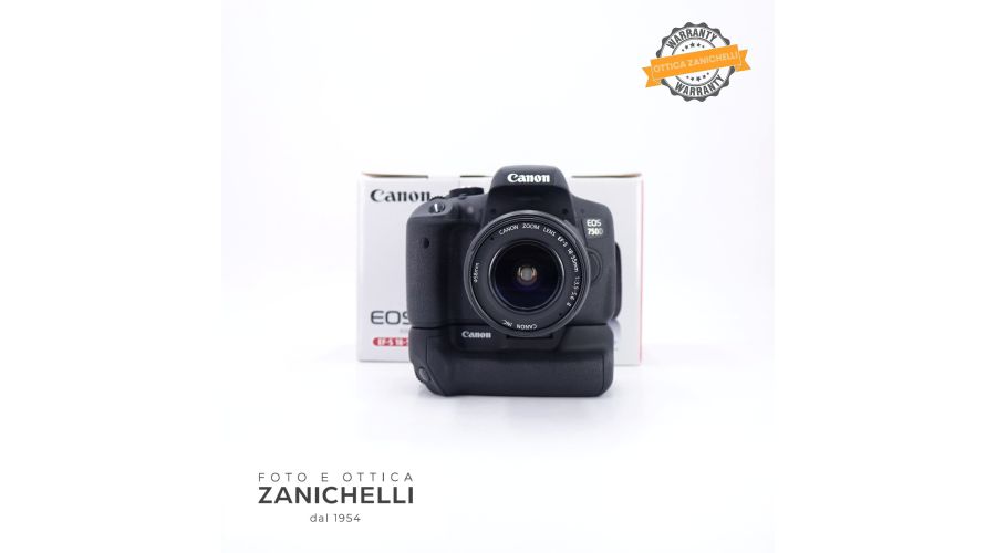 Canon 750D Body 11161 Scatti + EFS 18-55mm Usato 