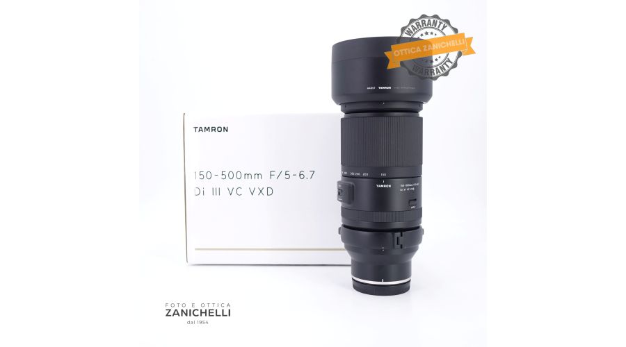 Tamron 150-500mm f/5-6.7 Di III VC VXD 