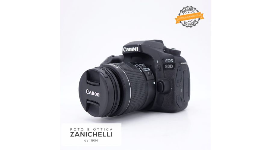 Canon EOS 80D + 18-55 IS II 58000 Scatti Usato - foto 3