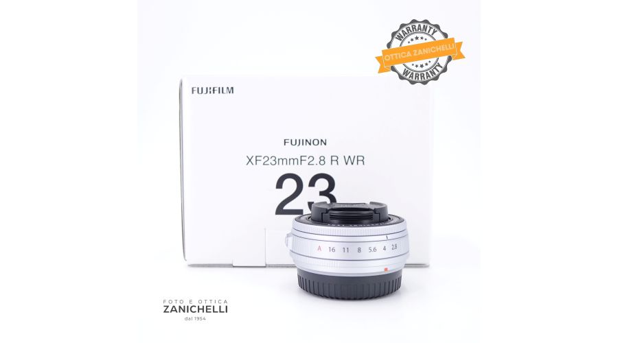 Fujifilm Fujinon XF 23mm f/2.8 R WR Silver Usato 