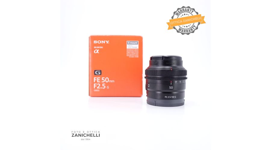 Sony FE 50mm f2.5 G Usato 