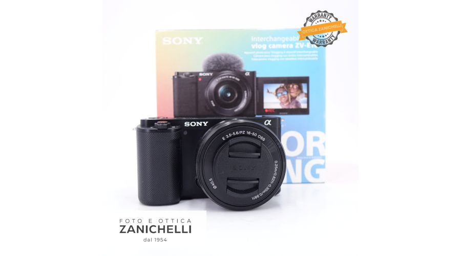 Sony ZV-E10 + 16-50mm f 3.5-5.6 OSS 405 Scatti Usato 