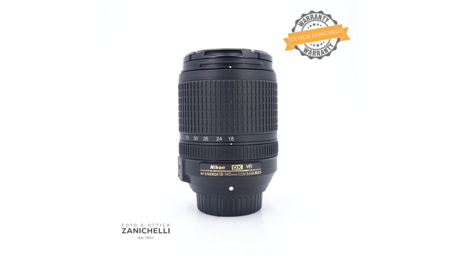 Nikon AF-S 18-140mm f/3.5-4.5 G ED VR Usato 