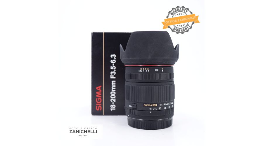 Sigma 18-200 f3.5-6.3 DC 