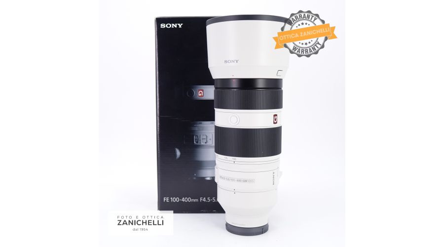 Sony FE 100-400mm f/4.5-5.6 GM OSS Usato 