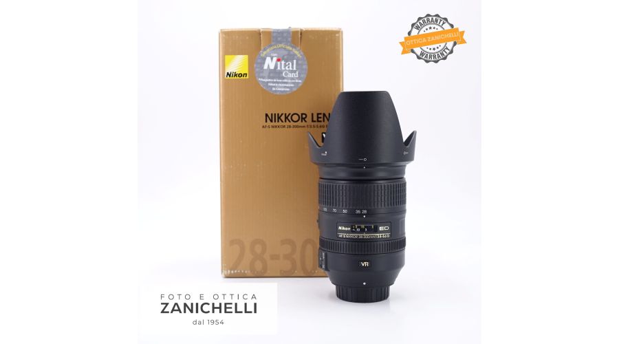Nikon AF-S 28-300mm f/3.5-5.6 G ED VR Usato 