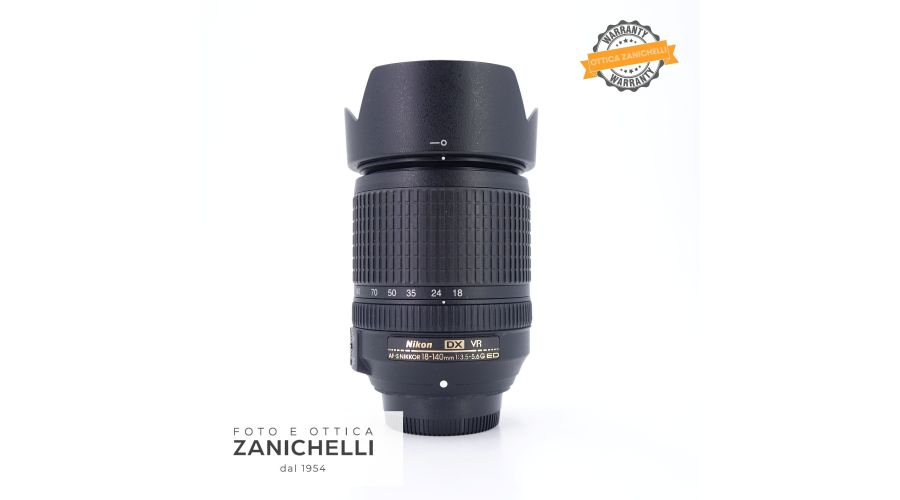 Nikon AF-S 18-140mm f/3.5-4.5 G ED VR DX Usato 