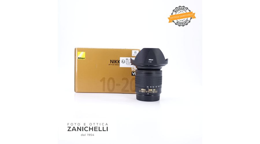 Nikon AF-P 10-20mm f/4.5-5.6 G DX VR Usato 