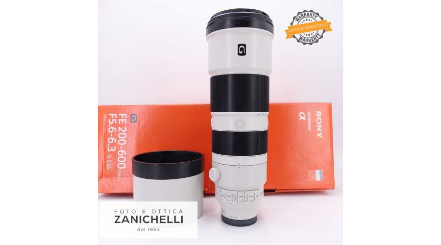 Sony FE 200-600mm f/5.6-6.3 G OSS Usato 
