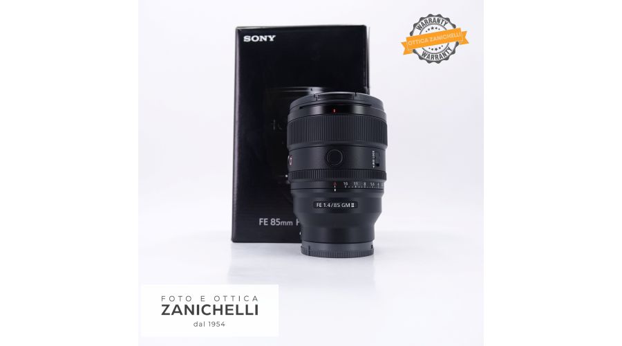 Sony FE 85mm f1.4 GM II Usato 