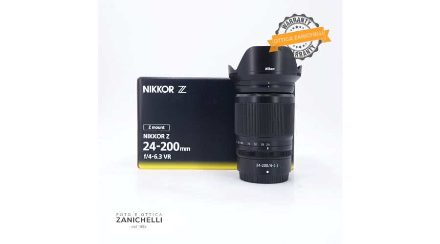 Nikon NIKKOR Z 24-200 mm f/4-6.3 VR Usato 