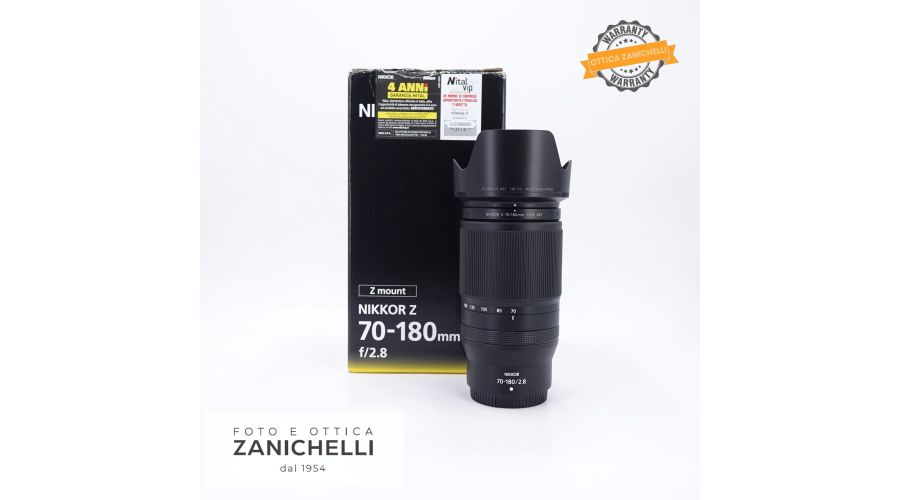Nikon Nikkor Z 70-180mm f/2.8 NITAL Usato 