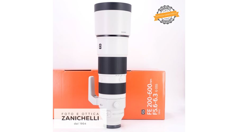 Sony FE 200-600mm f/5.6-6.3 G OSS Usato 