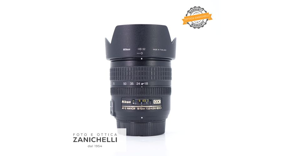 Nikon AF-S 18-70mm f/3.5-4.5 G ED DX Usato 
