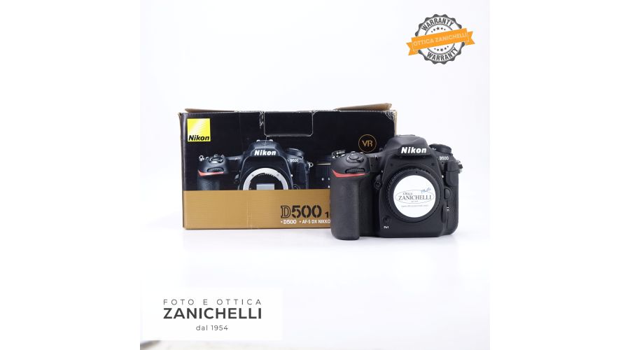 Nikon D500 Body 4878 Scatti Usato 