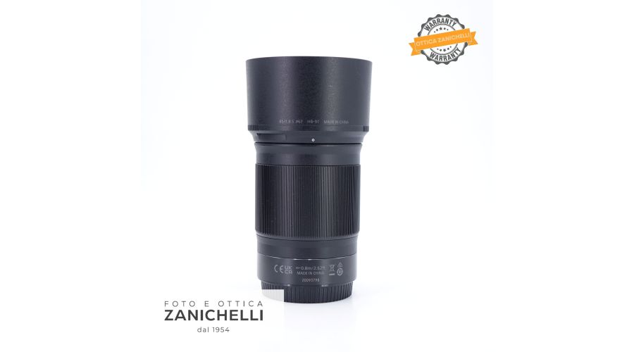 Nikon Z 85mm f/1.8 S Usato - foto 2